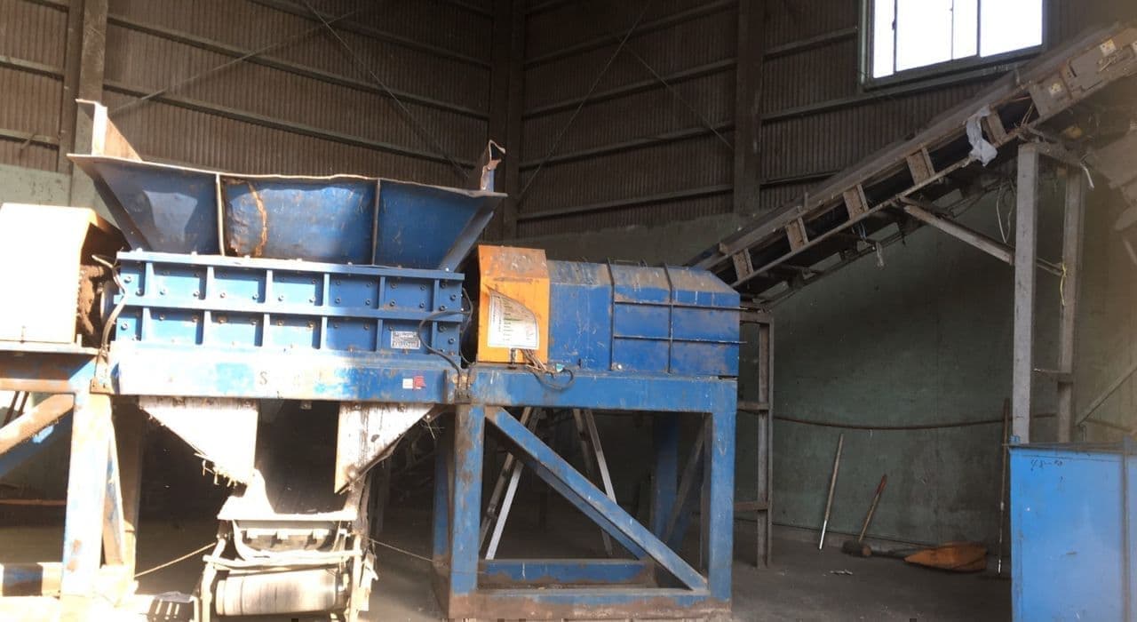 大型二軸破砕機